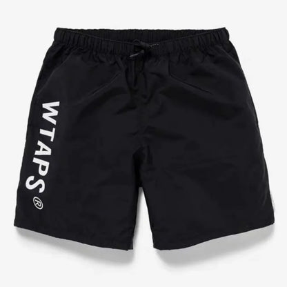 Hiphop Street Wtaps Shorts Quick Men Women Holidays Outfit Drying Nylon Shorts Casual Loose Drawstring Beach Pants