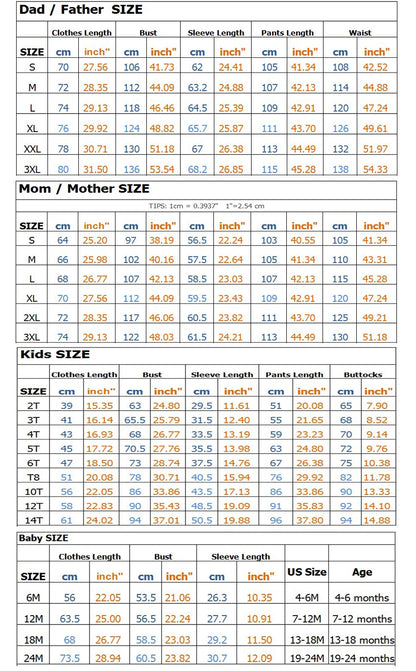 Family Christmas Pajamas Set Xmas Matching Deer Mother Daughter Father Son Clothes Adult Kid Sleepwear Baby Mommy And Me Pyjamas