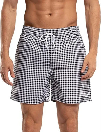 Men Summer Swimwear Beach Shorts For Men Digital Print Male Swimming Trunks Quick Dry Man Surf Board Shorts Beachwear