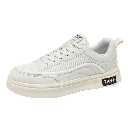 New Men Sneakers Comfortable Platform Shoes 2025 Trend Lace-up Vulcanized Shoes lightweight breathable White Casual Sneakers