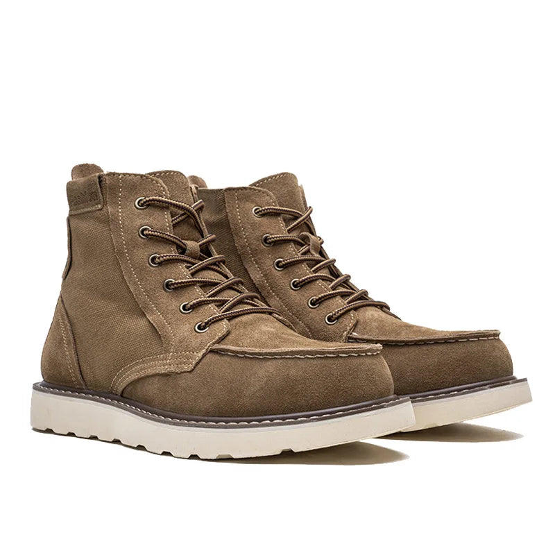 Outdoor Men Hiking Shoes Waterproof Tactical Leather Hunting Boots Desert Camping Sneakers Ankle Men Trekking Casual Shoes
