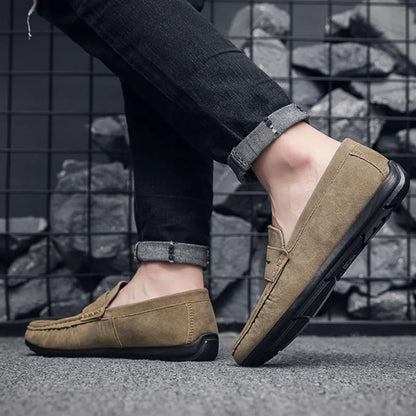 Men's Casual Shoes Summer Moccasins Men Loafers Leisure Non-Slip Flats Lightweight Soft Slip on Driving Shoe Sapatenis Masculino