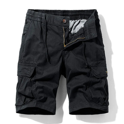 Summer Men Camouflage Cotton Cargo Shorts Men's Fashion Multi-pocket Casual Shorts Pants Outwear Breathable Joggers Shorts Male