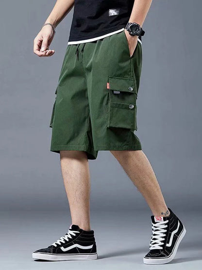2024 New Men's Fashion Casual Cargo Shorts Summer Pockets Basketball Daily Wear With Bermuda y2k Streetwear Sports Short Pants
