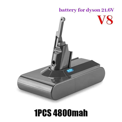 100% NEW for Dyson V8 21.6V 12800mAh Replacement Battery for Dyson V8 Absolute Cord-Free Vacuum Handheld Vacuum Cleaner Battery