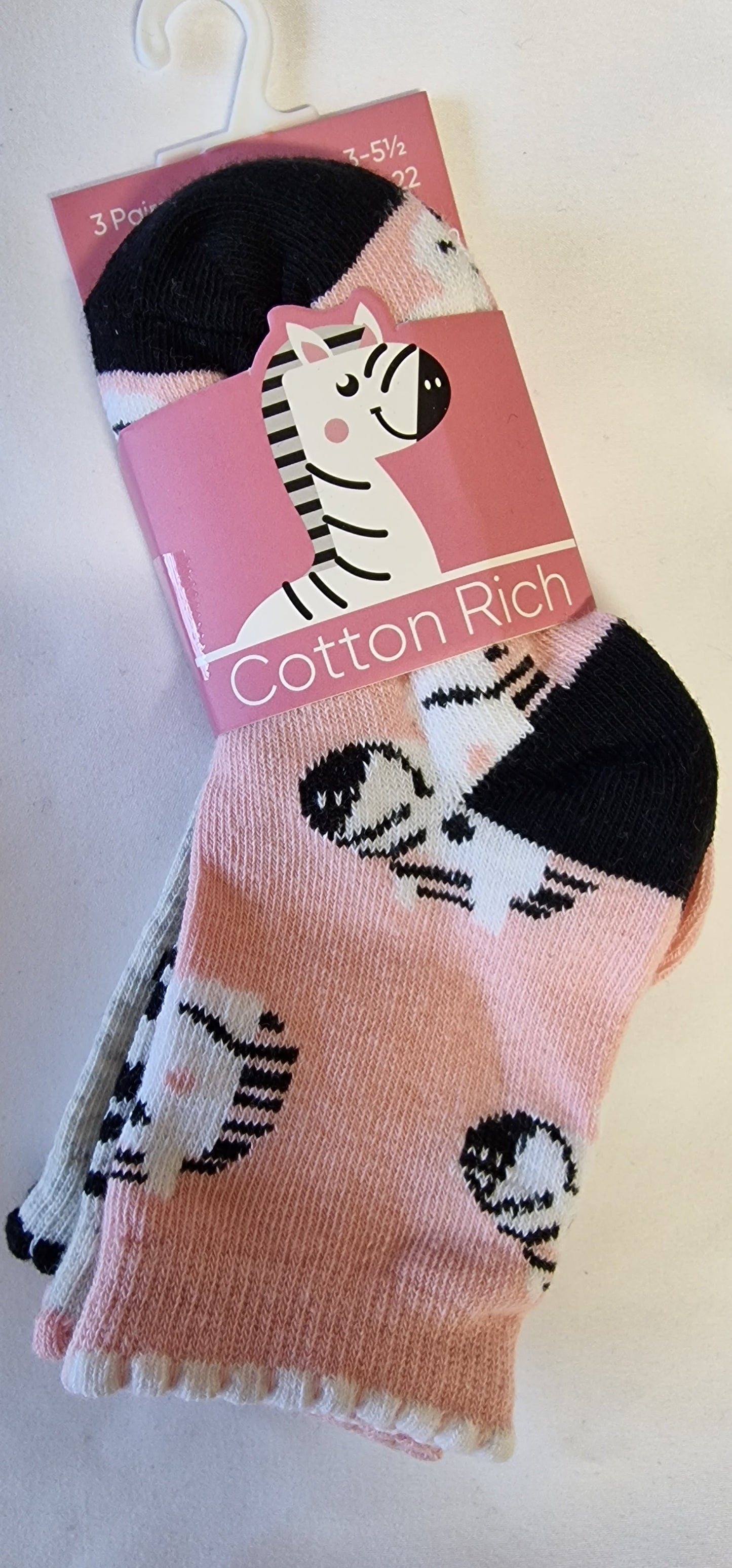 SO19 ANIMAL 3PK BABIES UK  0 - 5.5