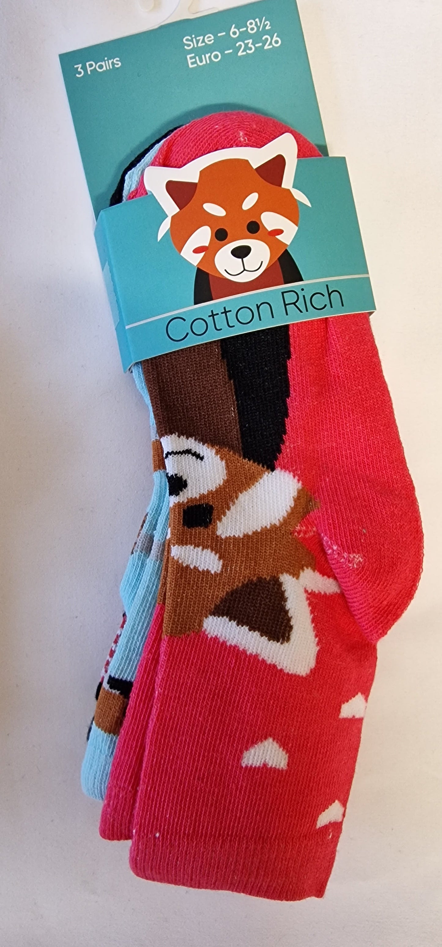 SO20 RED PANDA AND CAT 3PK UK 6 - 3.5