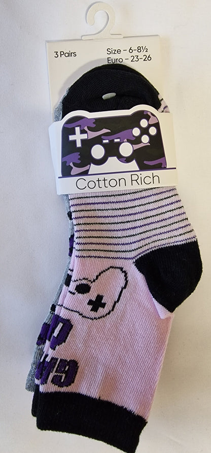 SO24 DANCE & GAME 3PK UK 6 - 3.5