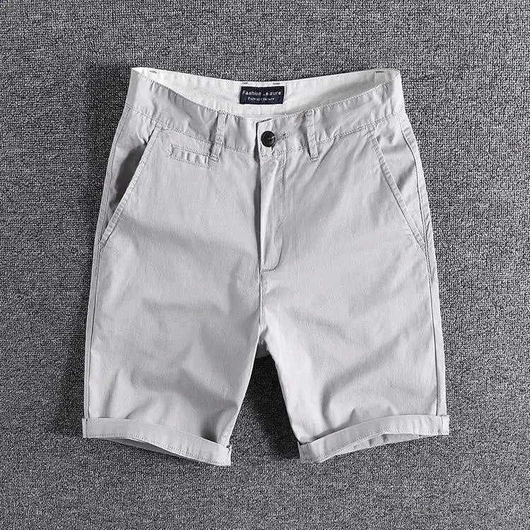 Multi-color Elastic Waist Casual Shorts For Men Trendy Summer Style Mid-waist Outside Trade Original Single Piece Free Shipping
