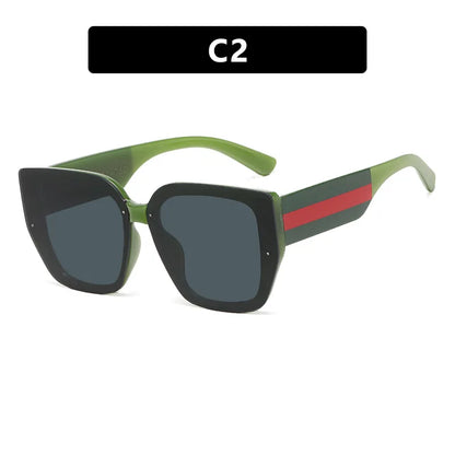 Polygonal  Mix Color Sunglasses Irregular New 2025 Women Sunglasses Retro Fashion Concave Shape Girls Eyewear Luxury Designer