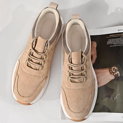 NEW Pigskin Leather Men Golf Sport Sneakers High Quality Male Golfer Athletic Training Shoes Spring Outdoor Walking Trainers