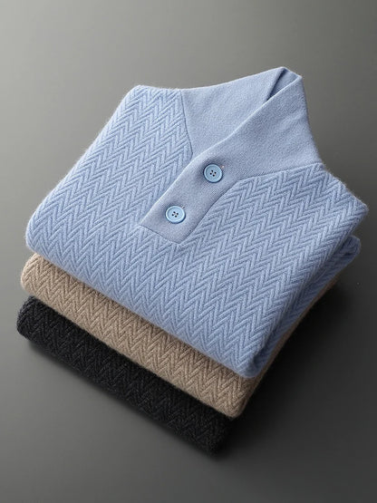 Yoyoselect Men Autumn Winter Sweater 100% Cashmere Luxury Pullover V Neck Thick Warm Casual Smart Jumpers Quality Knitwear Tops