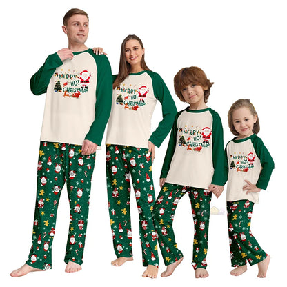 2026 Christmas Matching Pajamas Family Outfits Patchwork Set Adult Father Mother Kids Baby Sleepwear Look Pyjamas Clothes