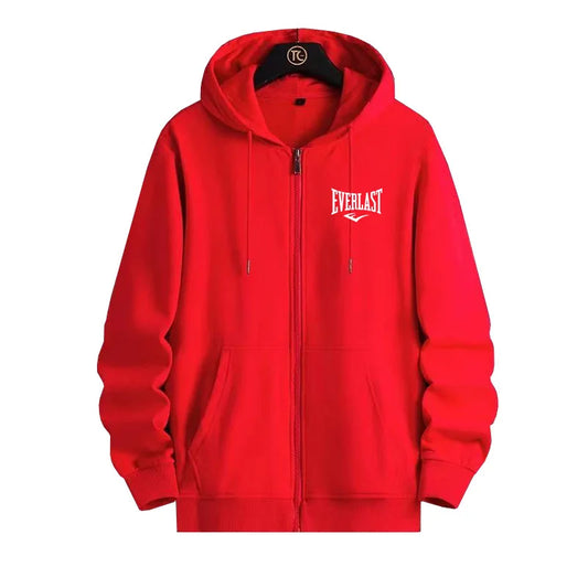 Fashion Zipper Sportswear 2025 Men's Autumn/Winter Jacket Hoodie Daily Pocket Long Sleeve Solid Color Hoodie Coat