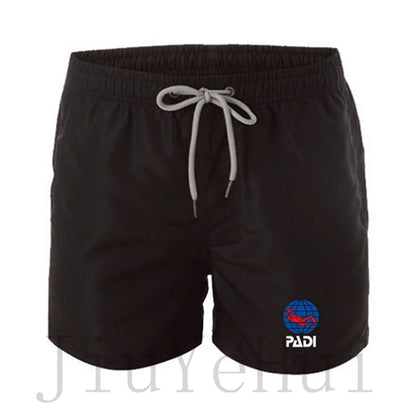 Padi Scuba Driver Summer Swimsuit Shorts Men's And Women's Beach Pants Mesh Breathable Quick Drying Fitness Box Board Shorts