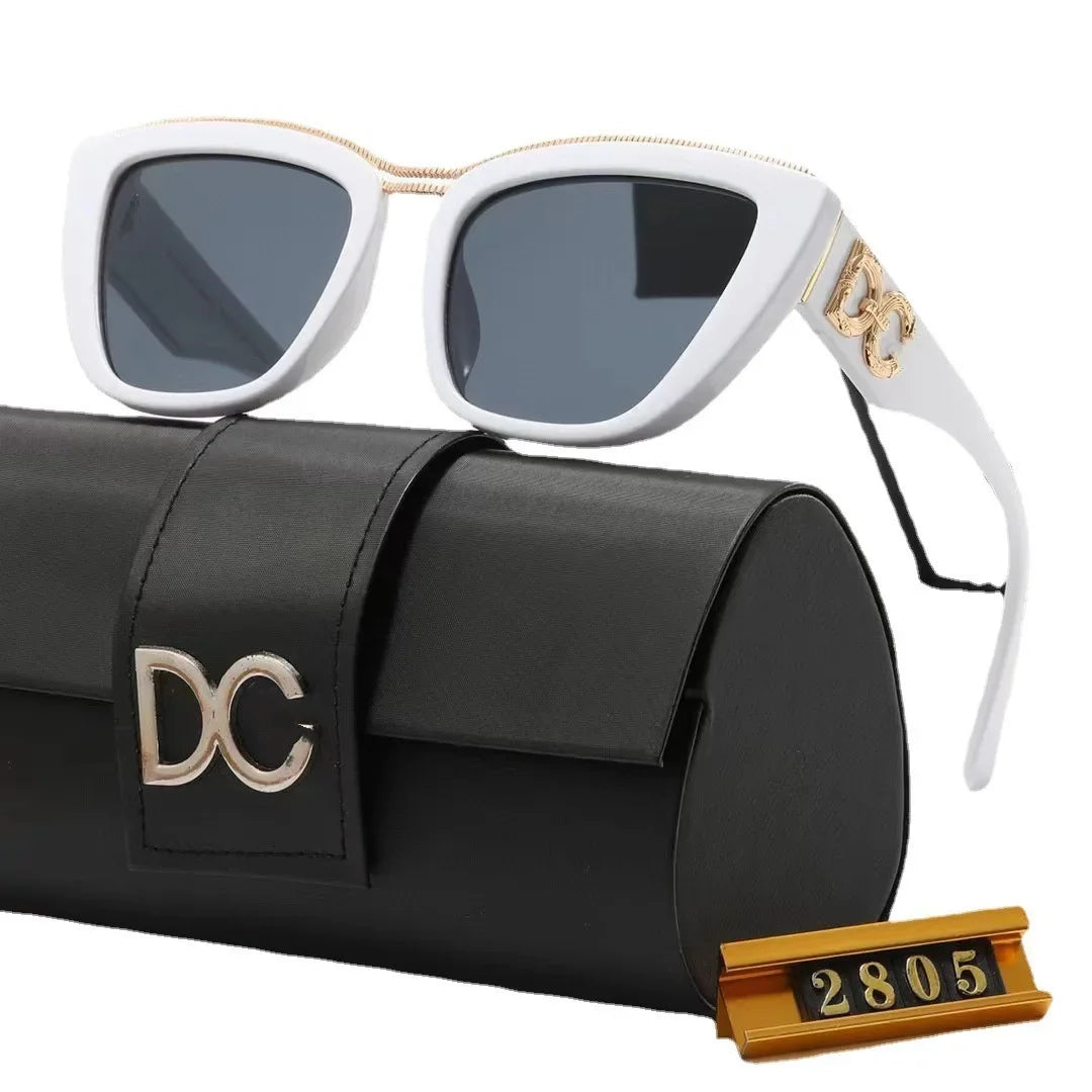 New fashion sunglasses unisex square frame classic sunglasses travel outdoor eye protection blackout glasses
