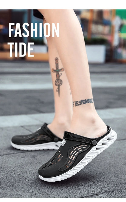 Summer Comfortable Men's Breathable Outdoor EVA Injection Clogs Casual Sandal Men Beach Slippers Water Shoes Pool Sandals