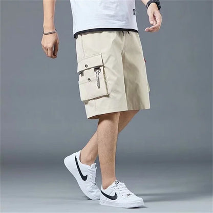 2024 New Men's Fashion Casual Cargo Shorts Summer Pockets Basketball Daily Wear With Bermuda y2k Streetwear Sports Short Pants