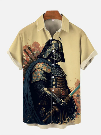 Men's short sleeve Urban Fashion 3D digital Printing Summer shirt