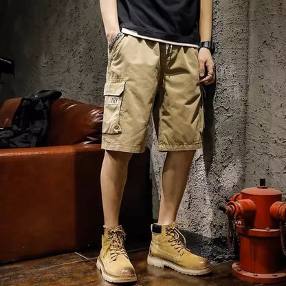 Short Pants For Men Baggy Bermuda Wide Long Mens Cargo Shorts Black Half Loose Wholesale Homme Harajuku New In Clothes Jorts