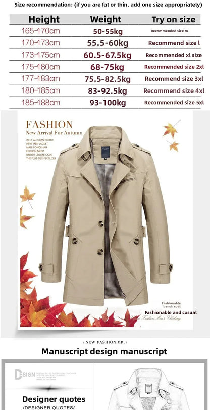 Casual Cotton Work Jacket Men's Spring Autumn New Style Pure Cotton Windbreaker Lightweight Summer Men's Clothing Coat