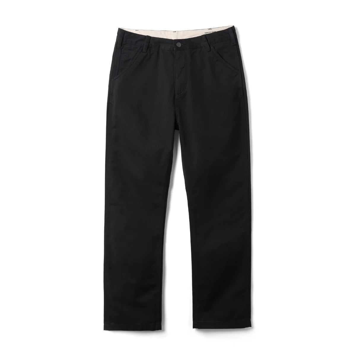 SIMWOOD 2025 Spring Summer New Loose Straight 320gsm 100% Cotton Fabric Chinos Pants Men Smart Casual Trousers
