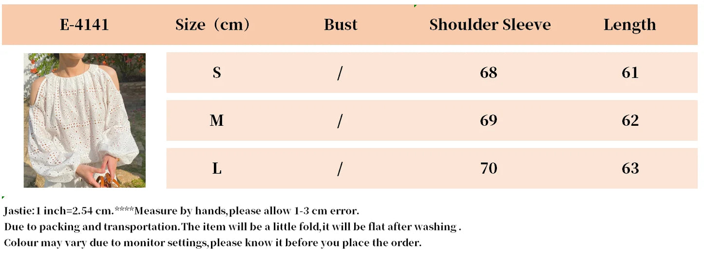 2025 Spring New Women's French White Shirt Splicing Lace Embroidery Design Ladies Shirt Long Sleeve Casual Holiday Beach Tops