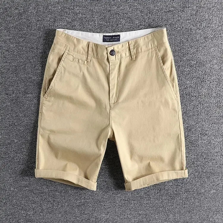 Multi-color Elastic Waist Casual Shorts For Men Trendy Summer Style Mid-waist Outside Trade Original Single Piece Free Shipping