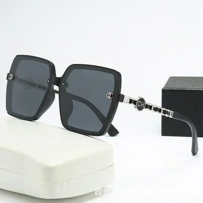 2025 New Fashion Sunglasses Women Hot Sale Polarized Square Retro Sun Glasses Large Frame Gradient Ladies Sunglass for Men UV400