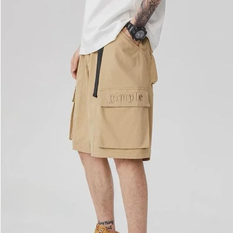 Short Pants For Men Baggy Bermuda Wide Long Mens Cargo Shorts Black Half Loose Wholesale Homme Harajuku New In Clothes Jorts