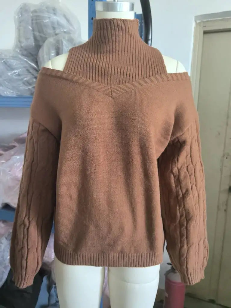 Casual Loose Sweater For Woman Winter Trend Women's Long Sleeve Knitting Sweater Knitwear Pullovers Vintage Female Tops Clothes