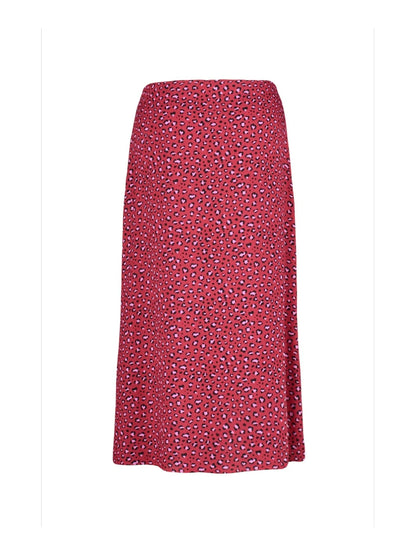 Trendyol TYZA Women's Plus Size Skirts Casual Animal Print Woven Plus Size Clothes Animal Print Skirts Casual