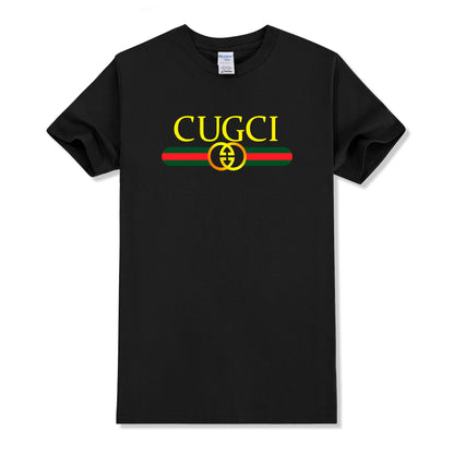 Foreign trade fashion simple letter printed T-shirt men and women's summer new cotton soft sole men and women's casual shirt