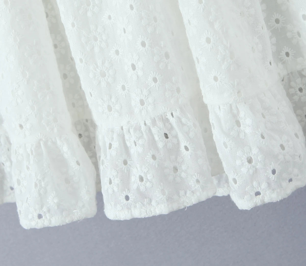 Evening Party Embroideryed Dress Elegant Summer Solid Color White Lace dress Off Shoulder Short Dress Front Tie Back Shirred