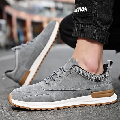 NEW Pigskin Leather Men Golf Sport Sneakers High Quality Male Golfer Athletic Training Shoes Spring Outdoor Walking Trainers