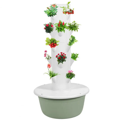 Hydroponic Tower, Hydroponic Growing Tower with Tank, Indoor Hydroponics Growing System, Hydroponics Growing System Kit Tower, V