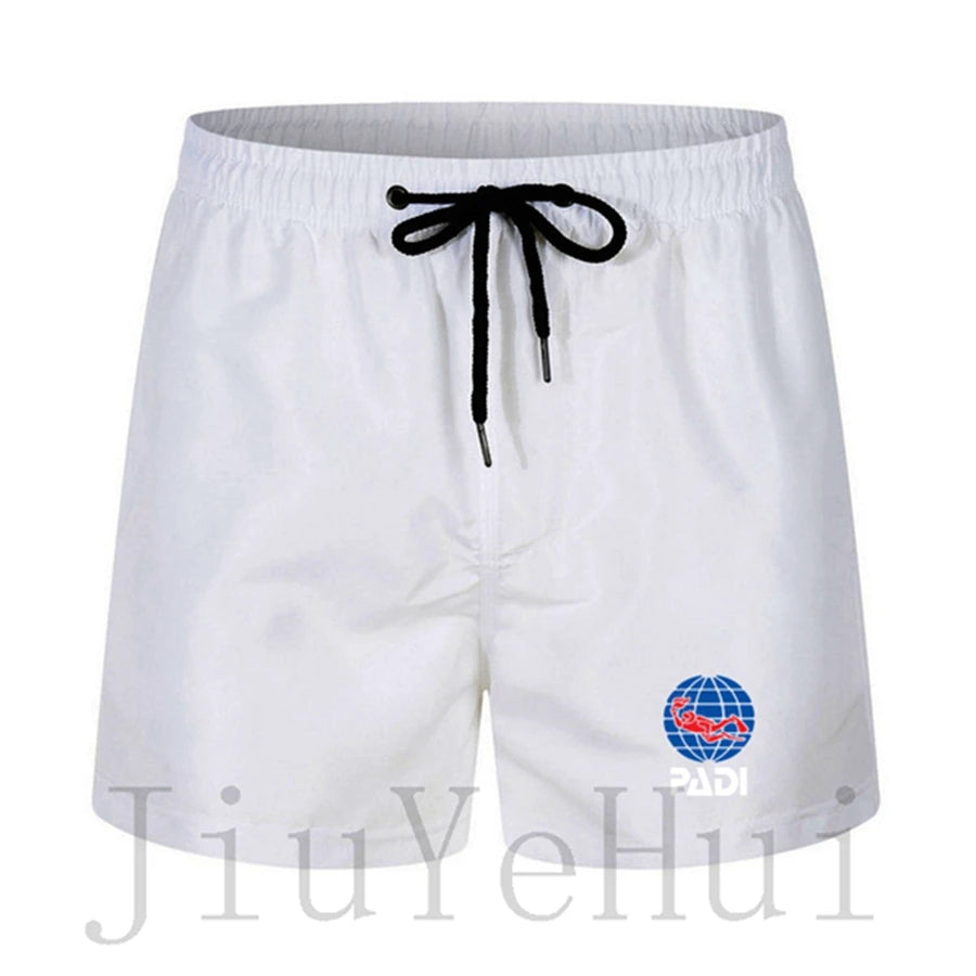 Padi Scuba Driver Summer Swimsuit Shorts Men's And Women's Beach Pants Mesh Breathable Quick Drying Fitness Box Board Shorts