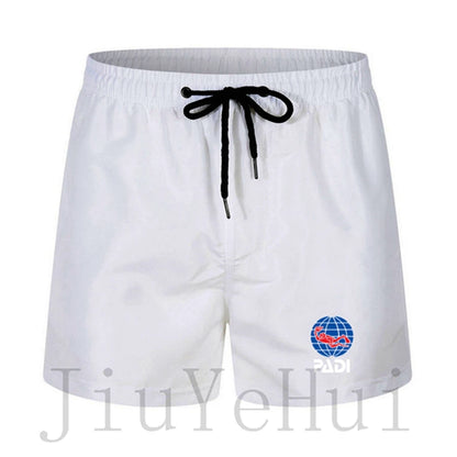 Padi Scuba Driver Summer Swimsuit Shorts Men's And Women's Beach Pants Mesh Breathable Quick Drying Fitness Box Board Shorts