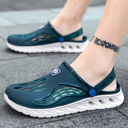 Summer Comfortable Men's Breathable Outdoor EVA Injection Clogs Casual Sandal Men Beach Slippers Water Shoes Pool Sandals
