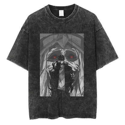 Solo Leveling Pure Cotton T-shirts Manga Streetwear Summer Men Top Harajuku Y2k Male Clothing