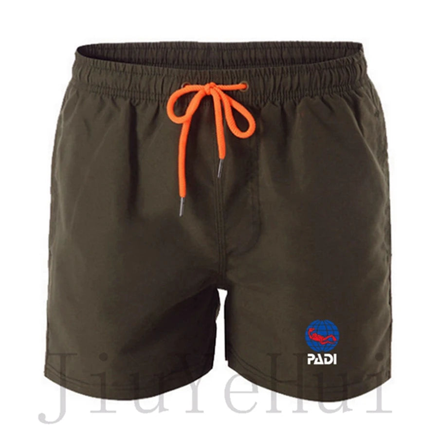 Padi Scuba Driver Summer Swimsuit Shorts Men's And Women's Beach Pants Mesh Breathable Quick Drying Fitness Box Board Shorts