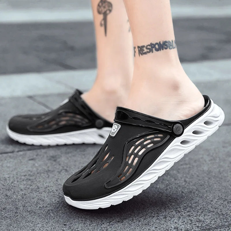 Summer Comfortable Men's Breathable Outdoor EVA Injection Clogs Casual Sandal Men Beach Slippers Water Shoes Pool Sandals