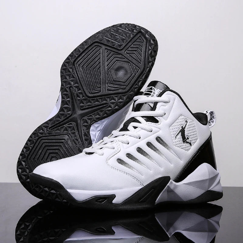 Men Shoes Outdoor Non-slip Basketball Shoes Comfortable Lightweight Sneakers Man Leather Casual Shoes High Quality Tennis Shoes
