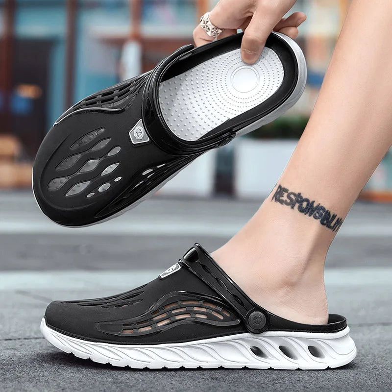 Summer Comfortable Men's Breathable Outdoor EVA Injection Clogs Casual Sandal Men Beach Slippers Water Shoes Pool Sandals