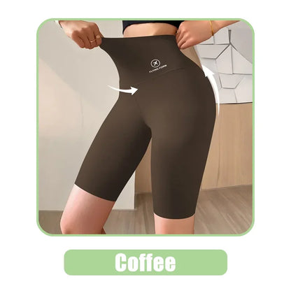Women Jogging Fitness Cycling High Waist Sports Shorts