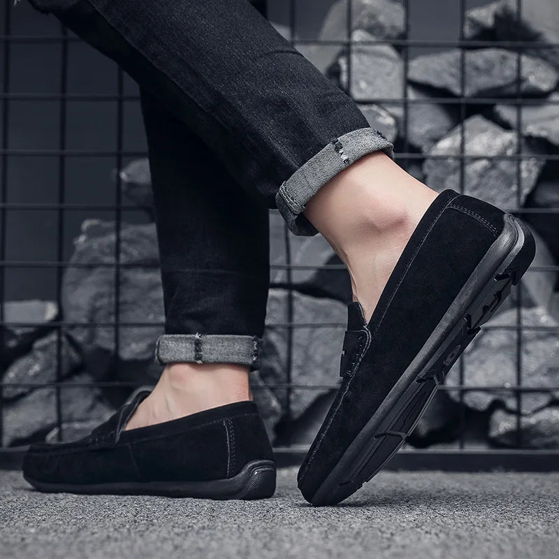 Men's Casual Shoes Summer Moccasins Men Loafers Leisure Non-Slip Flats Lightweight Soft Slip on Driving Shoe Sapatenis Masculino