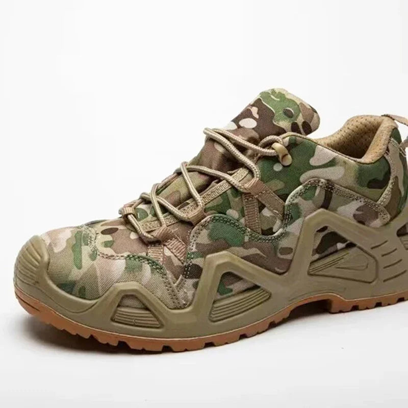 Fans Outdoor Mens Hunting Hiking Tactical Desert Boots Male Field Hunting Hiking Climbing Training  Non-slip Sports Shoes