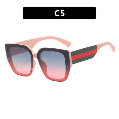 Polygonal  Mix Color Sunglasses Irregular New 2025 Women Sunglasses Retro Fashion Concave Shape Girls Eyewear Luxury Designer