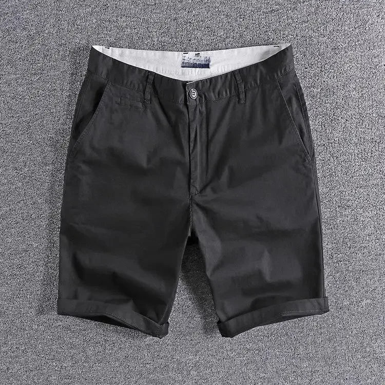 Multi-color Elastic Waist Casual Shorts For Men Trendy Summer Style Mid-waist Outside Trade Original Single Piece Free Shipping