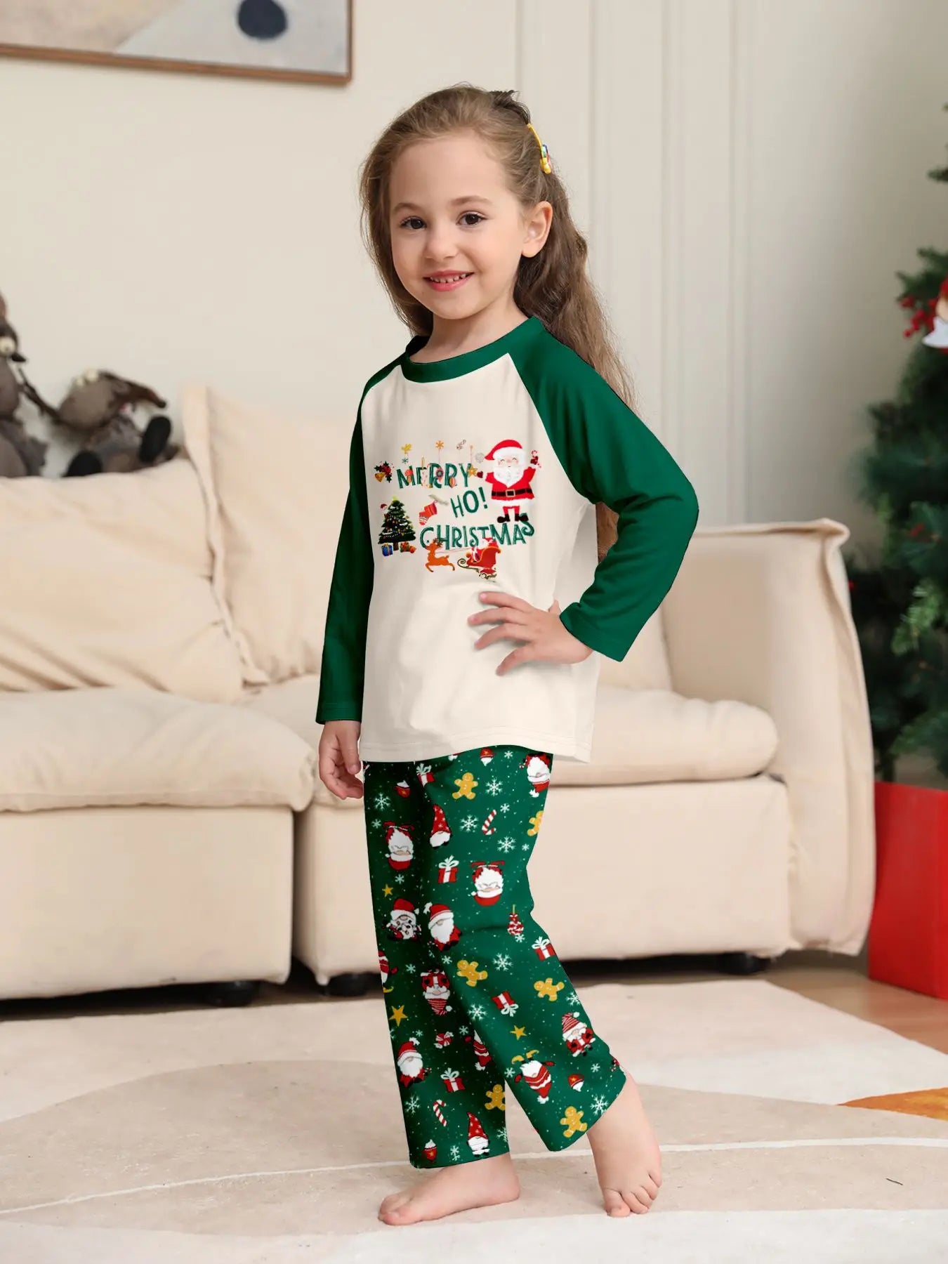 2026 Christmas Matching Pajamas Family Outfits Patchwork Set Adult Father Mother Kids Baby Sleepwear Look Pyjamas Clothes